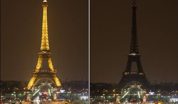 La Tour Eiffel éteinte lundi soir en hommage aux victimes de l'attentat en Somalie 